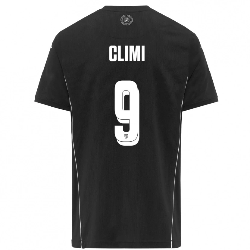 Danxen Mujer Camiseta Francesco Climi #9 Negro Blanco 2ª Equipación 2025/26 La Camisa México