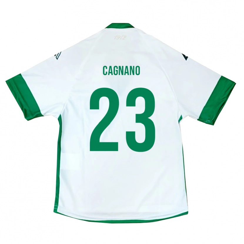 Danxen Mujer Camiseta Andrea Cagnano #23 Blanco Verde Azul 2ª Equipación 2025/26 La Camisa México