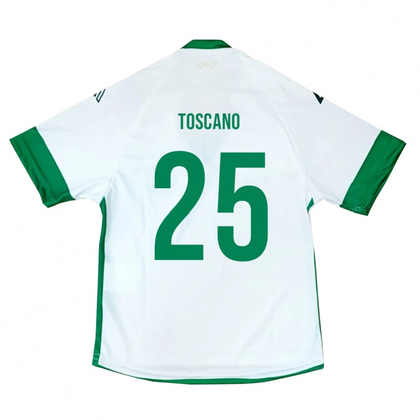 Danxen Mujer Camiseta Marco Toscano #25 Blanco Verde Azul 2ª Equipación 2025/26 La Camisa México