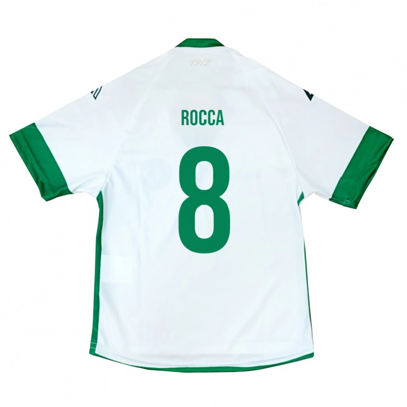 Danxen Mujer Camiseta Michele Rocca #8 Blanco Verde Azul 2ª Equipación 2025/26 La Camisa México