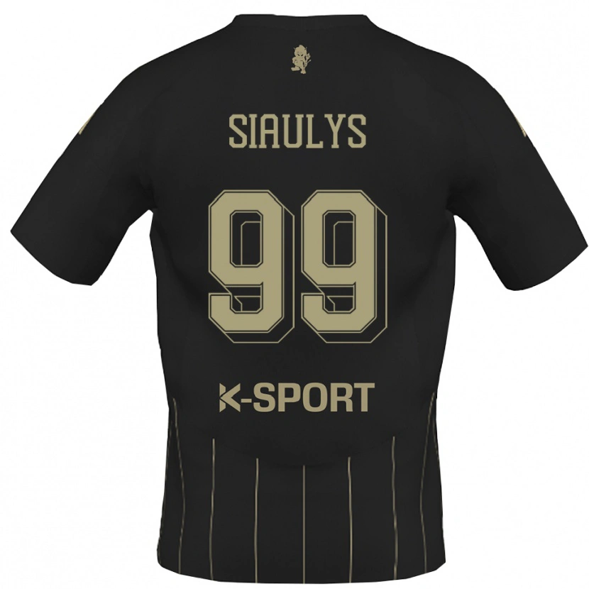 Danxen Mujer Camiseta Ovidijus Siaulys #99 Gris Blanco 2ª Equipación 2025/26 La Camisa México