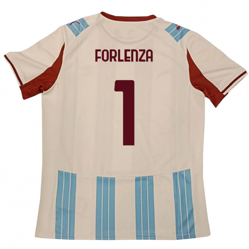 Danxen Mujer Camiseta Carlo Forlenza #1 Azul Celeste Blanco 2ª Equipación 2025/26 La Camisa México