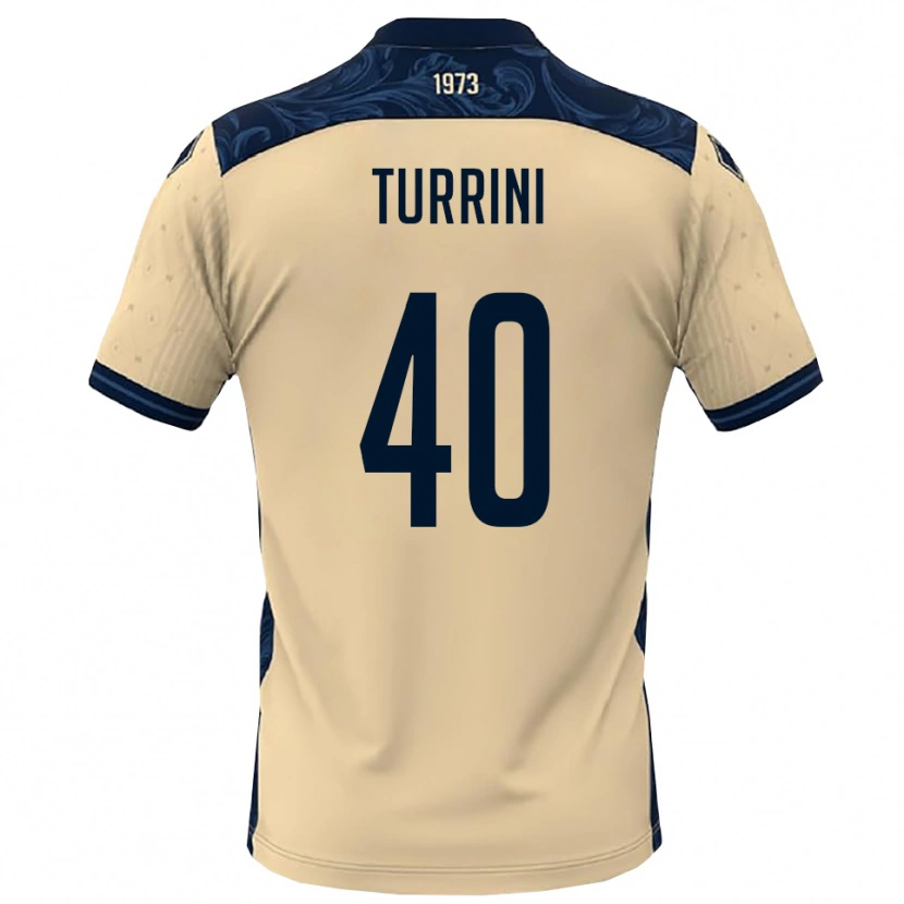 Danxen Mujer Camiseta Giordano Turrini #40 Blanco Marino 2ª Equipación 2025/26 La Camisa México