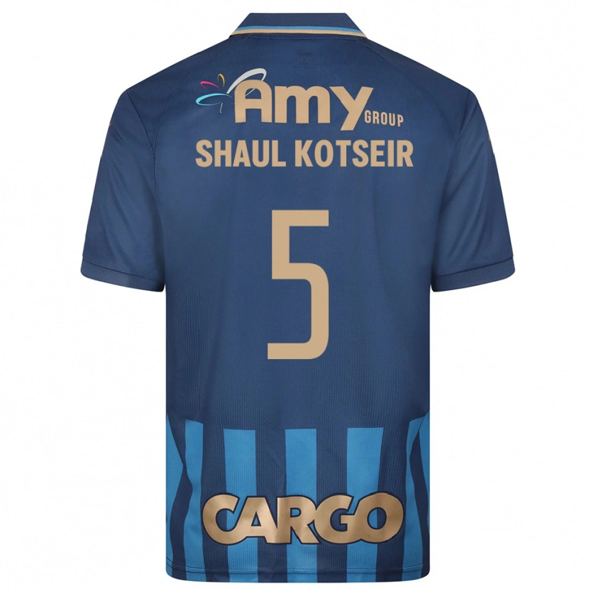 Danxen Mujer Camiseta Yonathan Shaul Kotseir #5 Azul Marino 2ª Equipación 2025/26 La Camisa México