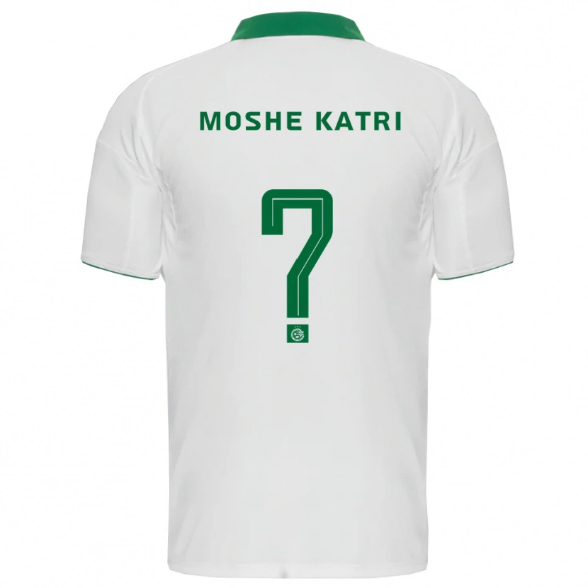 Danxen Mujer Camiseta Roy Moshe Katri #0 Blanco Verde 2ª Equipación 2025/26 La Camisa México