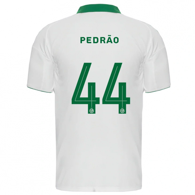 Danxen Mujer Camiseta Pedrão #44 Blanco Verde 2ª Equipación 2025/26 La Camisa México