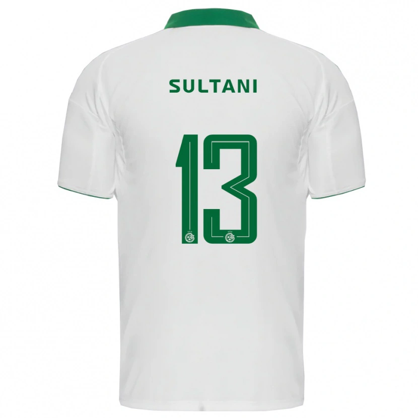 Danxen Mujer Camiseta Tomás Sultani #13 Blanco Verde 2ª Equipación 2025/26 La Camisa México