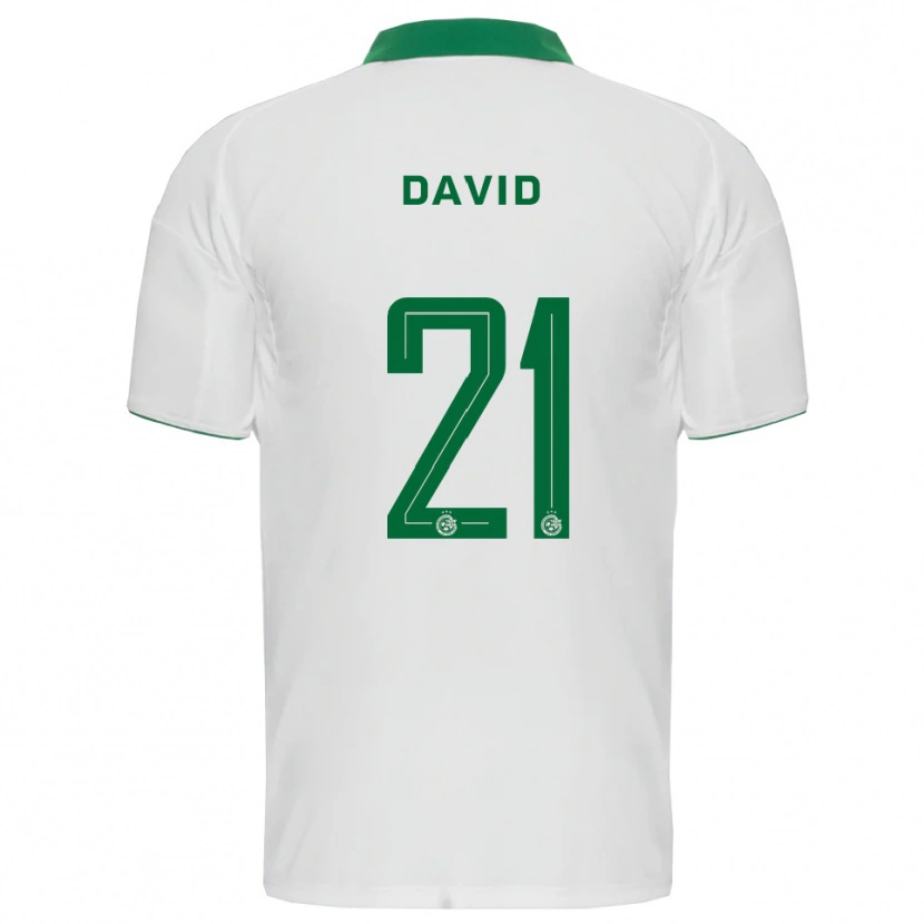 Danxen Mujer Camiseta Dean David #21 Blanco Verde 2ª Equipación 2025/26 La Camisa México