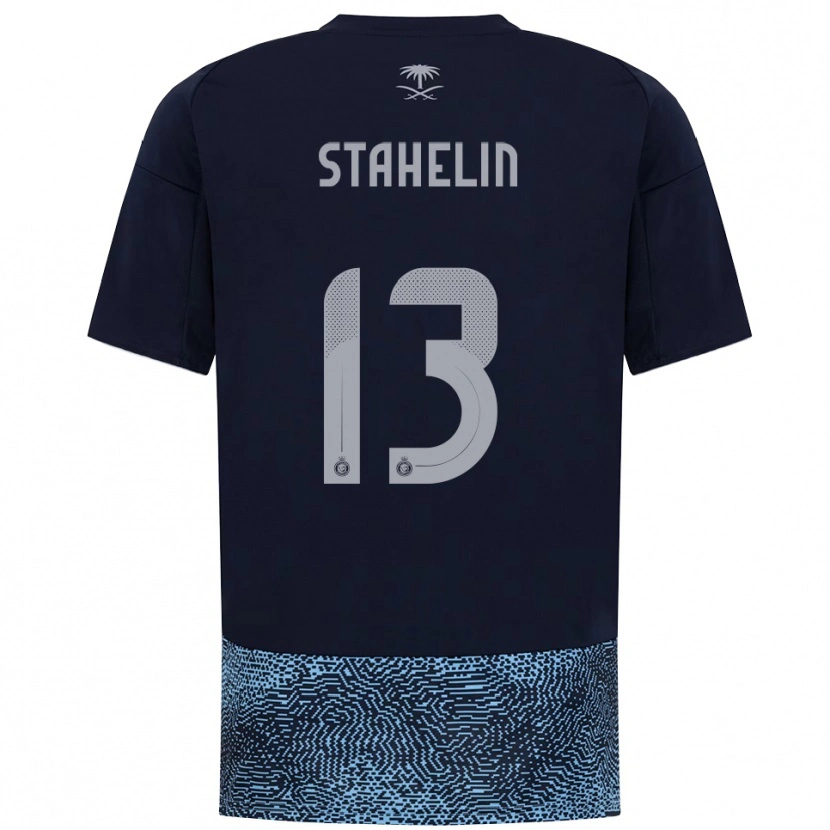 Danxen Mujer Camiseta Izabela Stahelin #13 Marino Azul Celeste 2ª Equipación 2025/26 La Camisa México