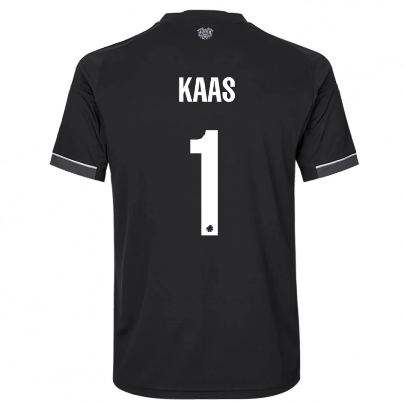 Danxen Mujer Camiseta Anna Kaas #1 Negro Blanco 2ª Equipación 2025/26 La Camisa México