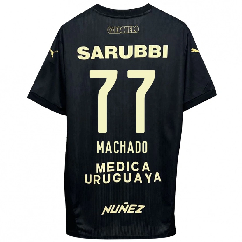 Danxen Mujer Camiseta Alexander Machado #77 Negro Oro 2ª Equipación 2025/26 La Camisa México