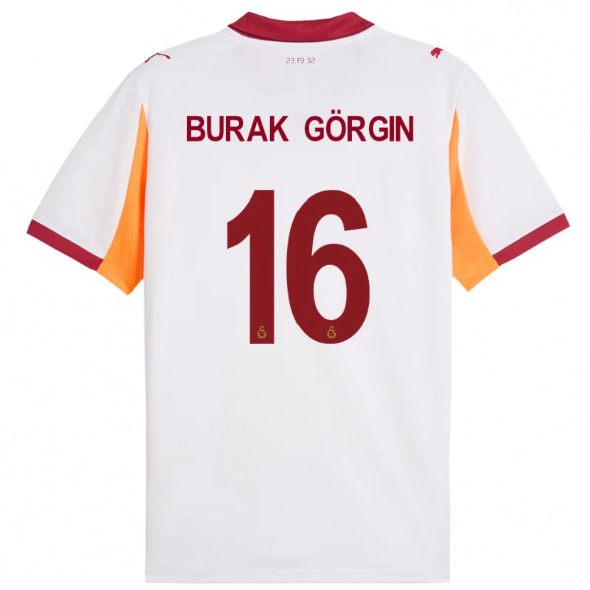 Danxen Mujer Camiseta Muhammet Burak Görgin #16 Blanco Rojo 2ª Equipación 2025/26 La Camisa México