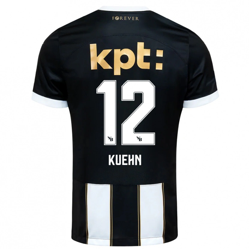 Danxen Mujer Camiseta Athena Kuehn #12 Negro Blanco 2ª Equipación 2025/26 La Camisa México