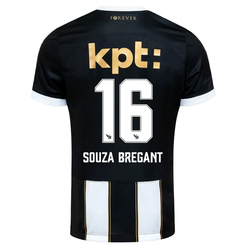 Danxen Mujer Camiseta Pietro Souza Bregant #16 Negro Blanco 2ª Equipación 2025/26 La Camisa México