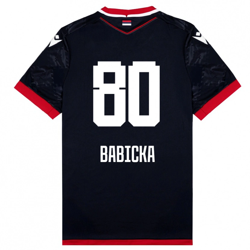Danxen Mujer Camiseta Shavy Babicka #80 Negro Rojo 2ª Equipación 2025/26 La Camisa México