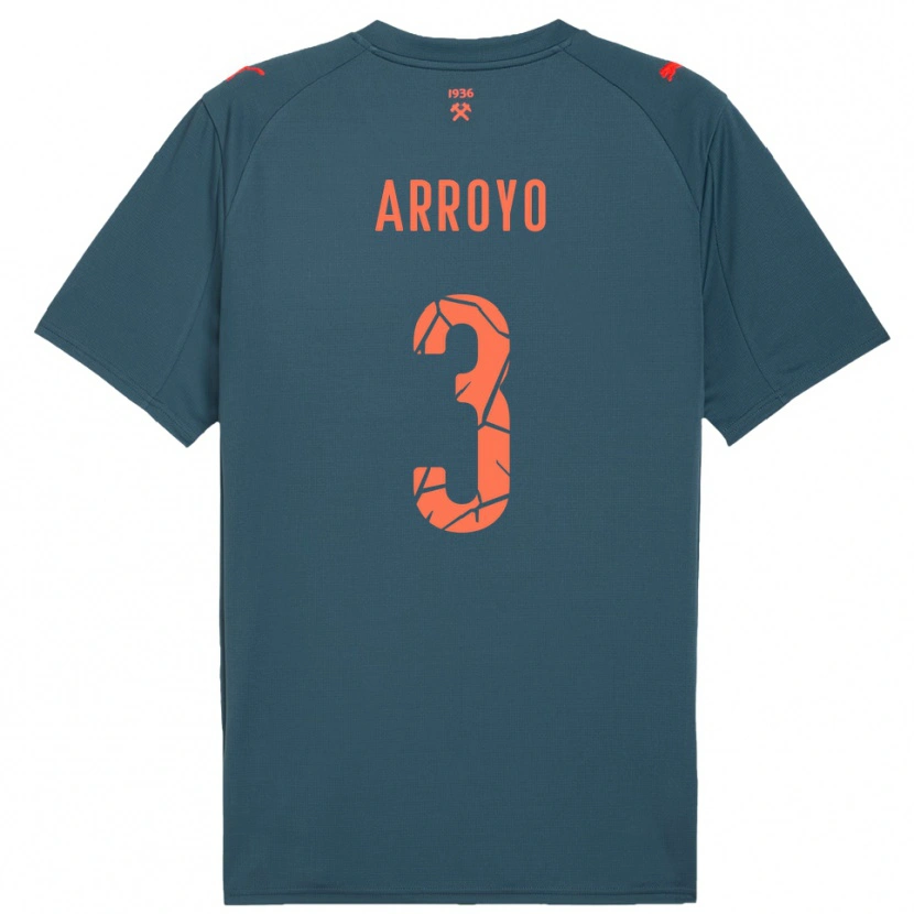 Danxen Mujer Camiseta Diego Arroyo #3 Marino Rojo 2ª Equipación 2025/26 La Camisa México