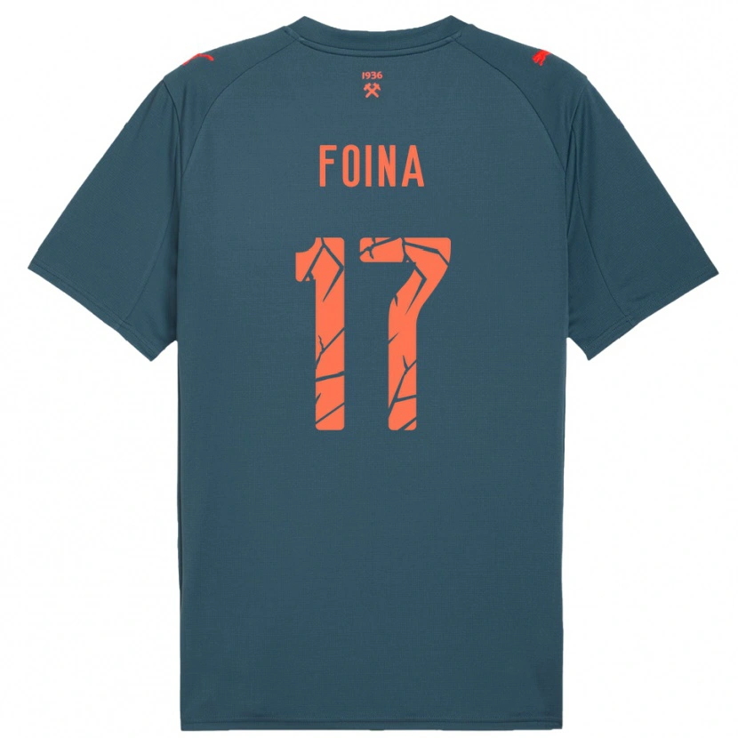 Danxen Mujer Camiseta Arseniy Foina #17 Marino Rojo 2ª Equipación 2025/26 La Camisa México
