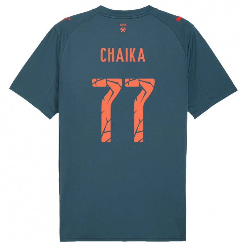 Danxen Mujer Camiseta Nadiia Chaika #77 Marino Rojo 2ª Equipación 2025/26 La Camisa México