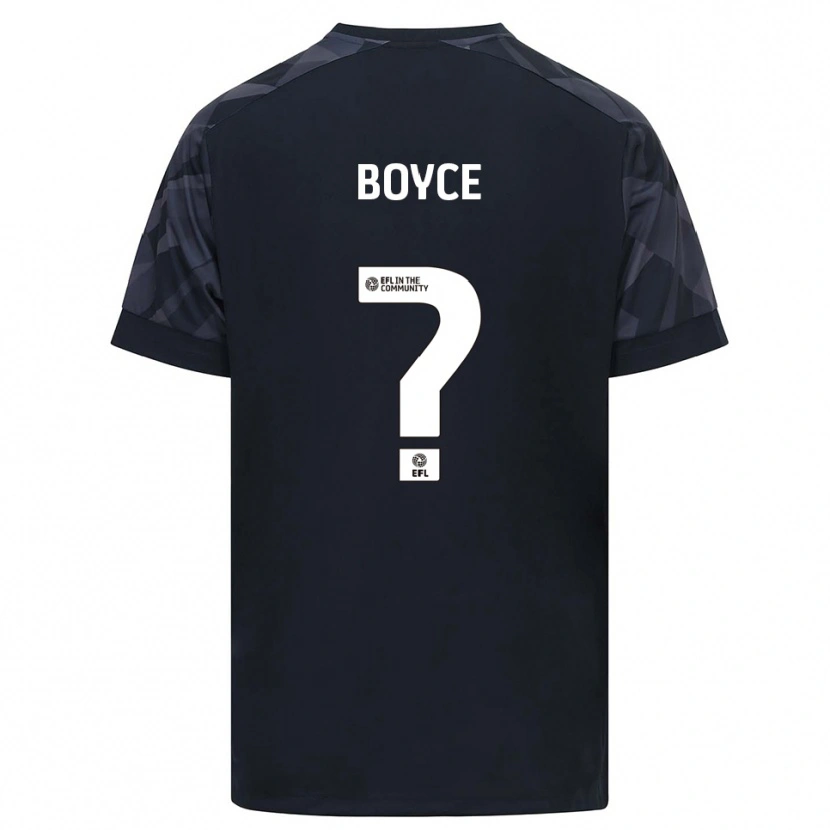 Danxen Niño Camiseta Oliver Boyce #0 Blanco Negro Portero Equipación 2025/26 La Camisa México