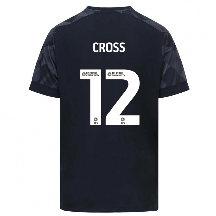 Danxen Niño Camiseta Alex Cross #12 Blanco Negro Portero Equipación 2025/26 La Camisa México