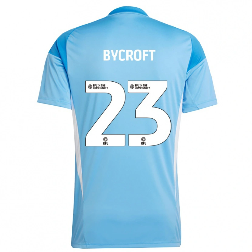 Danxen Niño Camiseta Jack Bycroft #23 Azul Cielo Portero Equipación 2025/26 La Camisa México