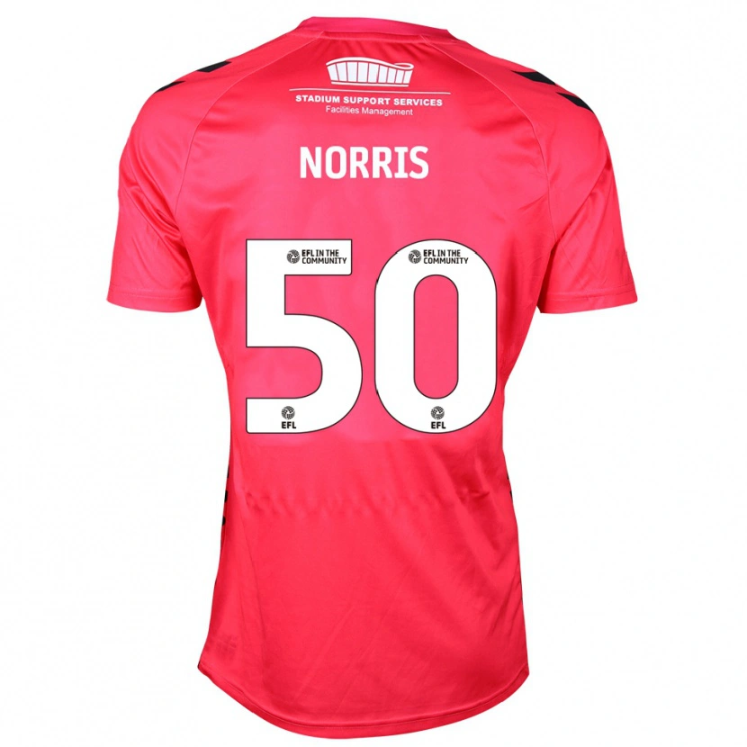 Danxen Niño Camiseta Will Norris #50 Blanco Rojo Portero Equipación 2025/26 La Camisa México