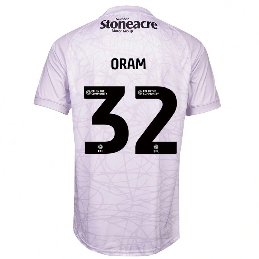 Danxen Niño Camiseta Jake Oram #32 Gris Claro Negro Portero Equipación 2025/26 La Camisa México