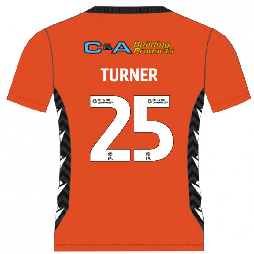 Danxen Niño Camiseta Jake Turner #25 Negro Naranja Portero Equipación 2025/26 La Camisa México
