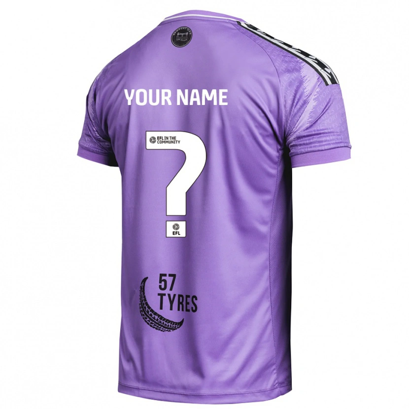 Danxen Niño Camiseta Newport County Morado Claro Portero Equipación 2025/26 La Camisa México