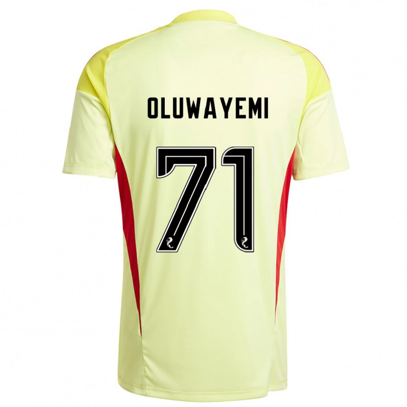Danxen Niño Camiseta Tobi Oluwayemi #71 Negro Rojo Amarillo Portero Equipación 2025/26 La Camisa México
