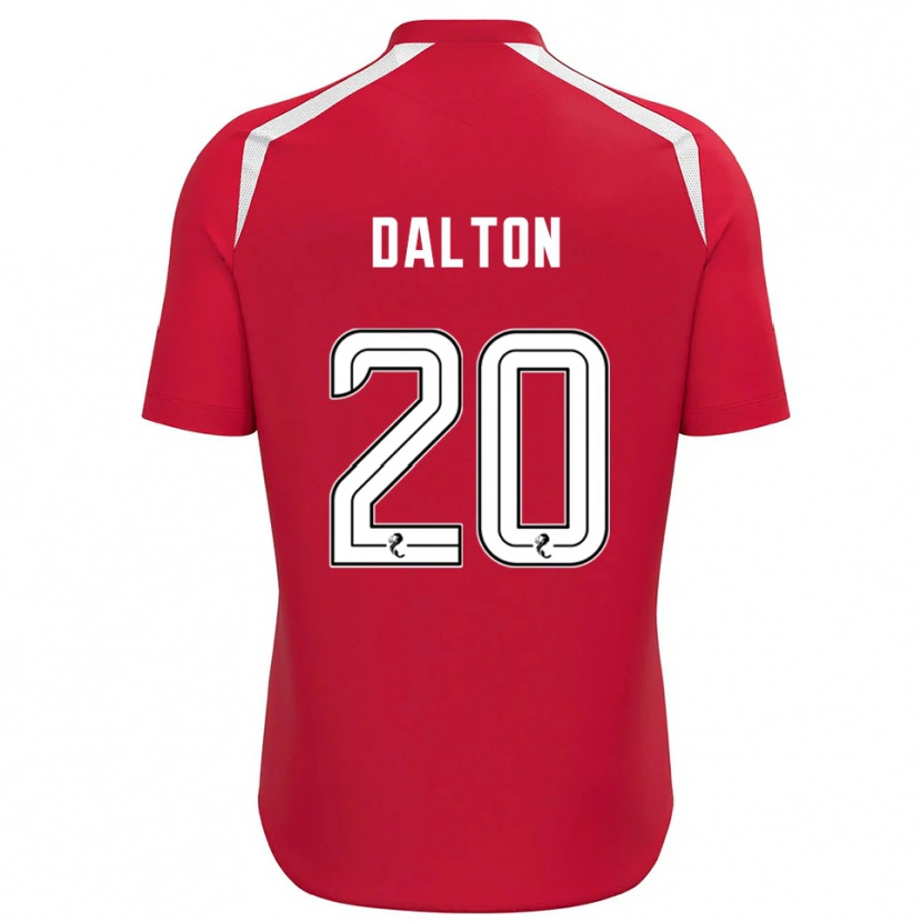 Danxen Niño Camiseta Sean Dalton #20 Blanco Rojo Portero Equipación 2025/26 La Camisa México