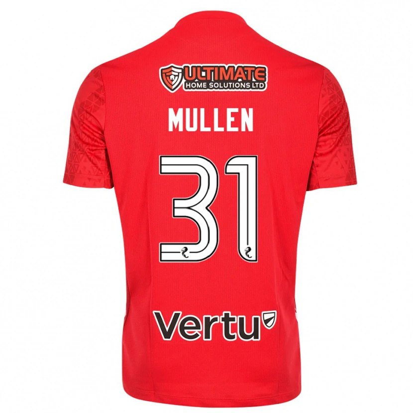 Danxen Niño Camiseta Ryan Mullen #31 Blanco Rojo Portero Equipación 2025/26 La Camisa México