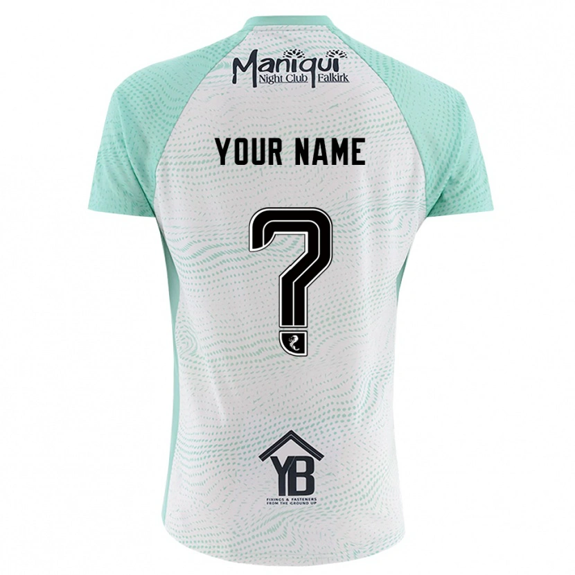 Danxen Niño Camiseta Falkirk FC Blanco Negro Portero Equipación 2025/26 La Camisa México