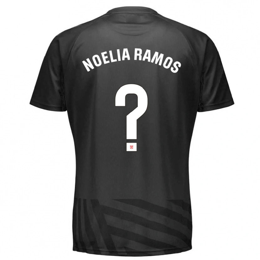 Danxen Niño Camiseta Noelia Ramos Álvarez #0 Gris Negro Portero Equipación 2025/26 La Camisa México