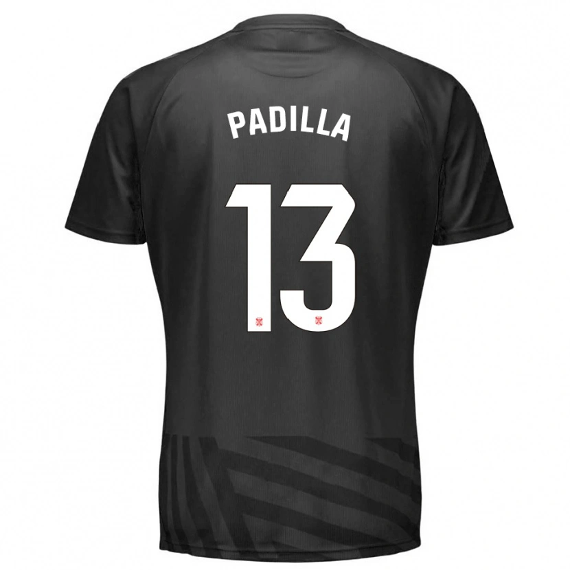 Danxen Niño Camiseta Alejandro Padilla #13 Gris Negro Portero Equipación 2025/26 La Camisa México