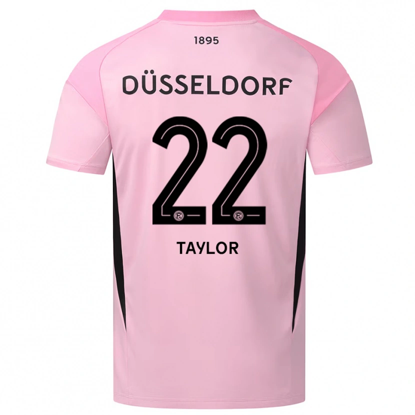 Danxen Niño Camiseta Makaya Taylor #22 Negro Rosa Portero Equipación 2025/26 La Camisa México