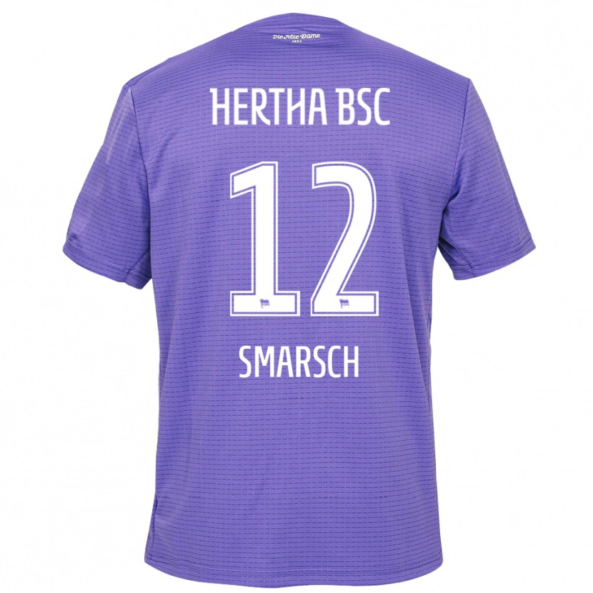 Danxen Niño Camiseta Dennis Smarsch #12 Blanco Púrpura Portero Equipación 2025/26 La Camisa México