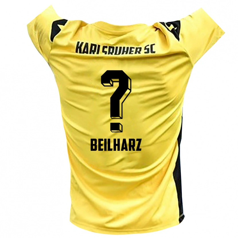 Danxen Niño Camiseta Charlotte Beilharz #0 Negro Amarillo Portero Equipación 2025/26 La Camisa México