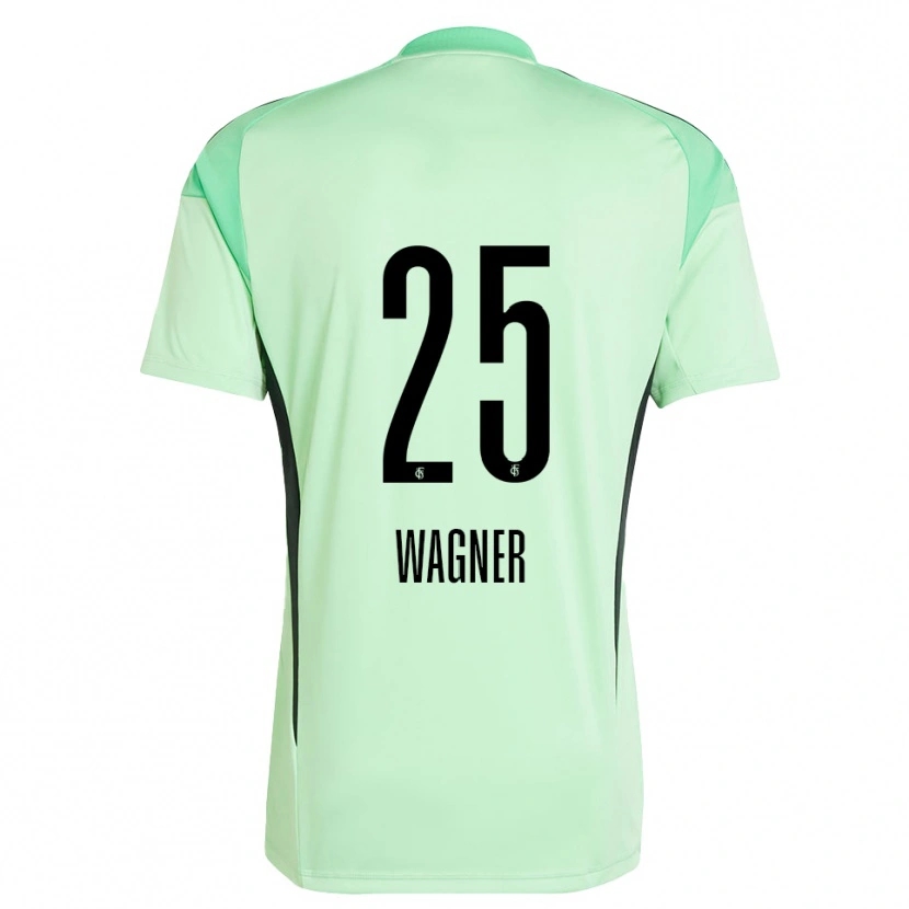 Danxen Niño Camiseta Allison Wagner #25 Negro Verde Claro Portero Equipación 2025/26 La Camisa México