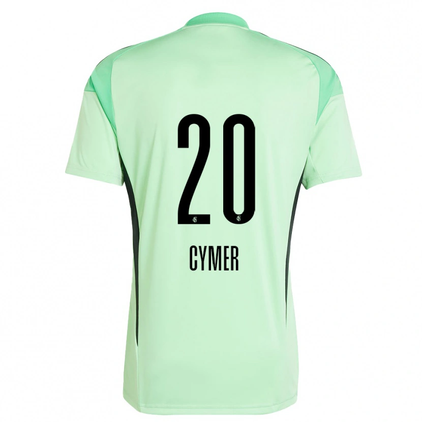 Danxen Niño Camiseta Ricco Cymer #20 Negro Verde Claro Portero Equipación 2025/26 La Camisa México