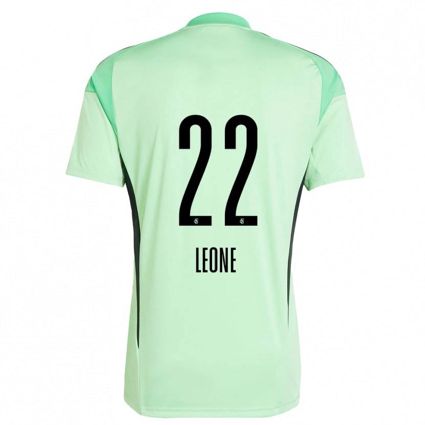 Danxen Niño Camiseta Vincent Leone #22 Negro Verde Claro Portero Equipación 2025/26 La Camisa México