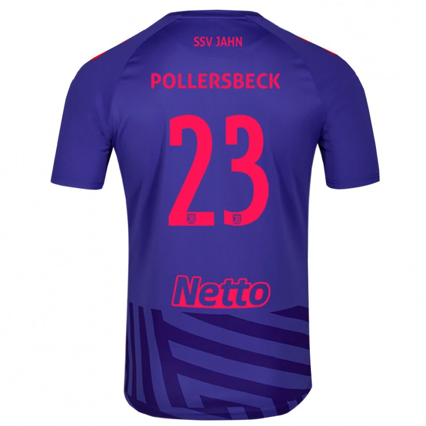 Danxen Niño Camiseta Julian Pollersbeck #23 Rojo Azul Real Portero Equipación 2025/26 La Camisa México