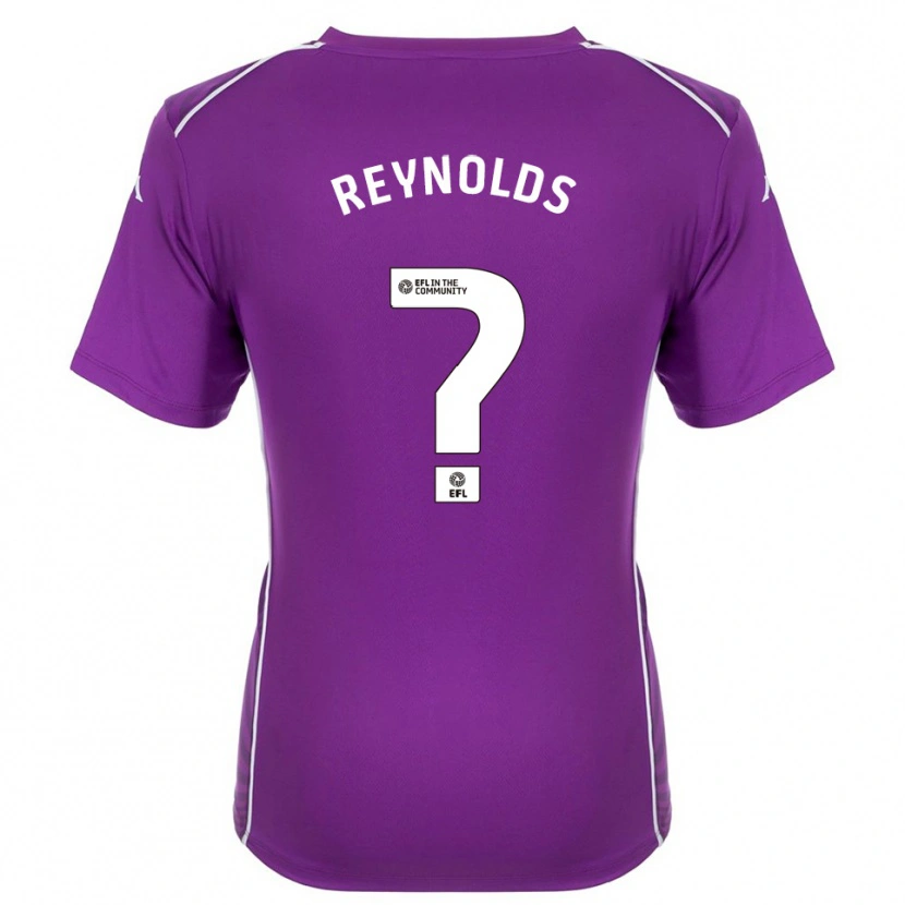 Danxen Niño Camiseta Kerr Reynolds #0 Morado Blanco Portero Equipación 2025/26 La Camisa México