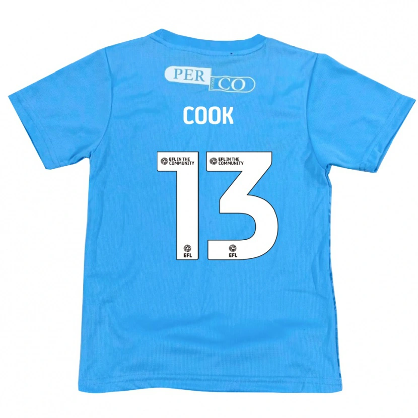 Danxen Niño Camiseta Ruby Cook #13 Azul Blanco Portero Equipación 2025/26 La Camisa México