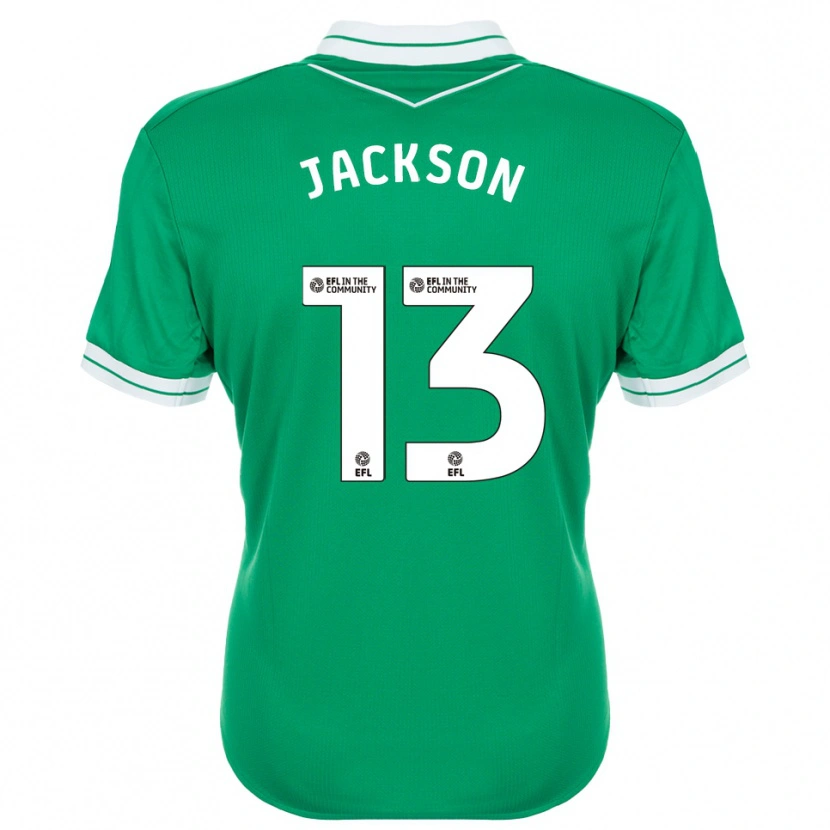 Danxen Niño Camiseta Will Jackson #13 Verde Blanco Portero Equipación 2025/26 La Camisa México