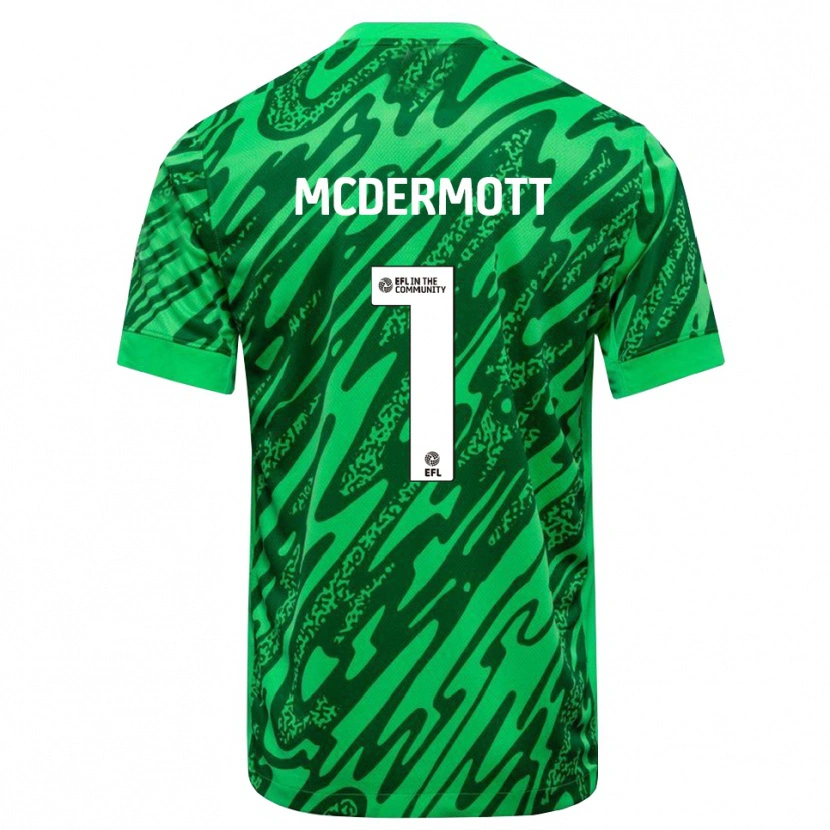 Danxen Niño Camiseta Conal McDermott #1 Verde Bosque Portero Equipación 2025/26 La Camisa México