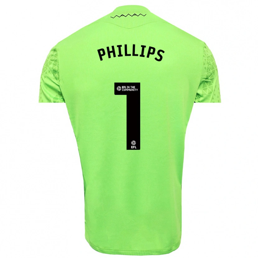 Danxen Niño Camiseta Jack Phillips #1 Negro Lima Portero Equipación 2025/26 La Camisa México