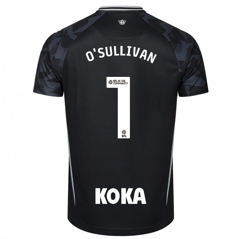 Danxen Niño Camiseta Maria O'sullivan #1 Negro Azul Portero Equipación 2025/26 La Camisa México