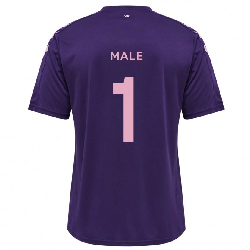 Danxen Niño Camiseta Harrison Male #1 Morado Rosa Portero Equipación 2025/26 La Camisa México
