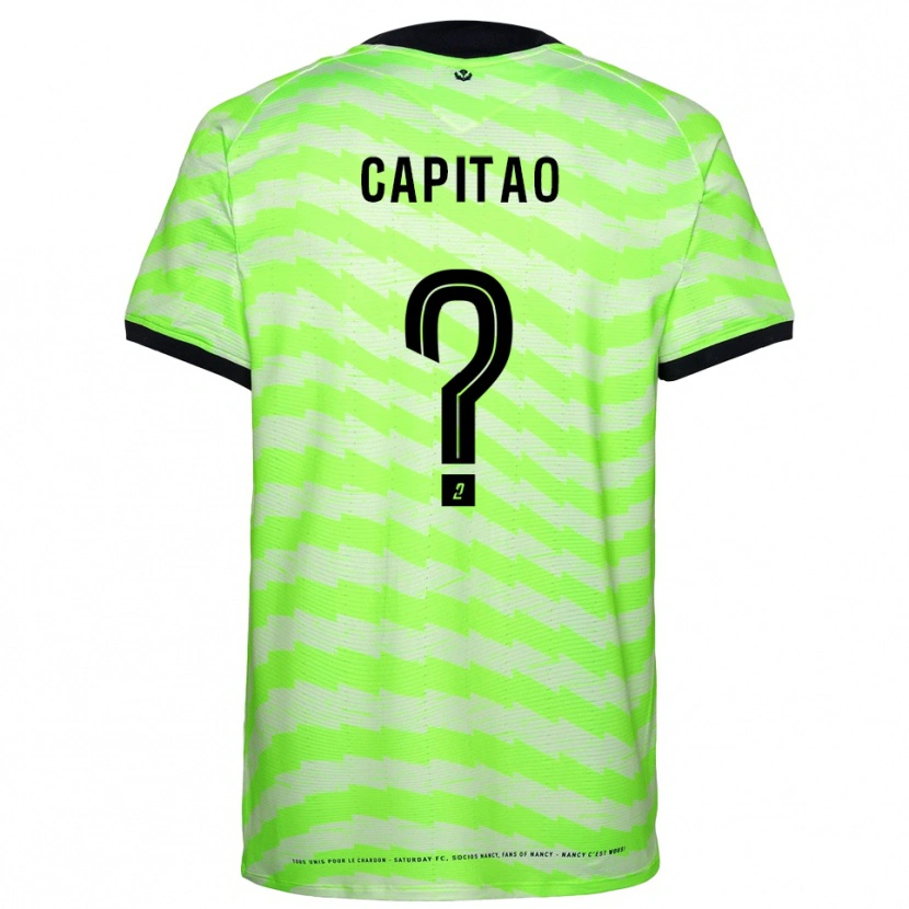 Danxen Niño Camiseta Maud Capitao #0 Verde Neón Portero Equipación 2025/26 La Camisa México